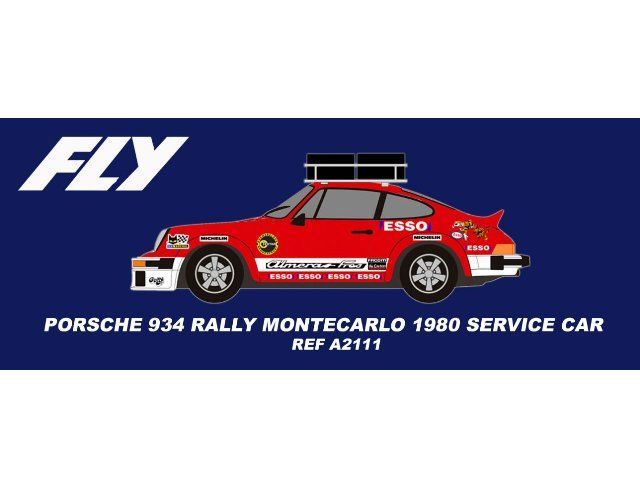 PORSCHE 934 SERVICE CAR RALLYE MONTE CARLO 1980