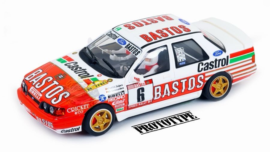 FORD SIERRA RS COSWORTH #6 BASTOS  WINNER RALLY YPRES 1991 SNIJERS / COLEBUNDERS