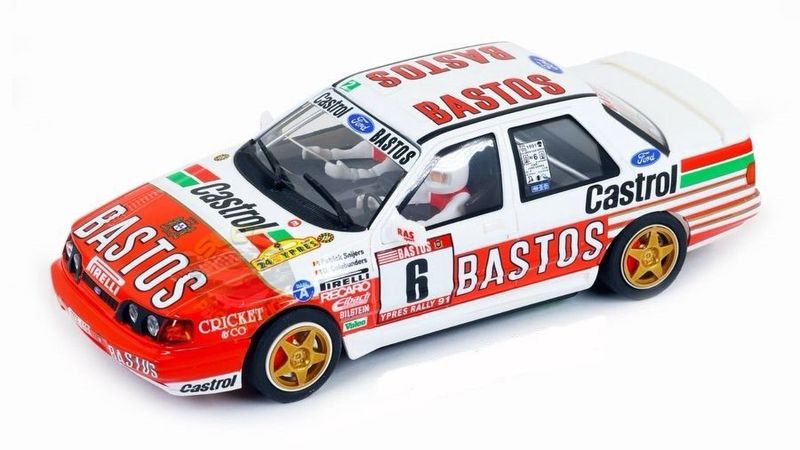 FORD SIERRA RS COSWORTH #6 BASTOS  WINNER RALLY YPRES 1991 SNIJERS / COLEBUNDERS