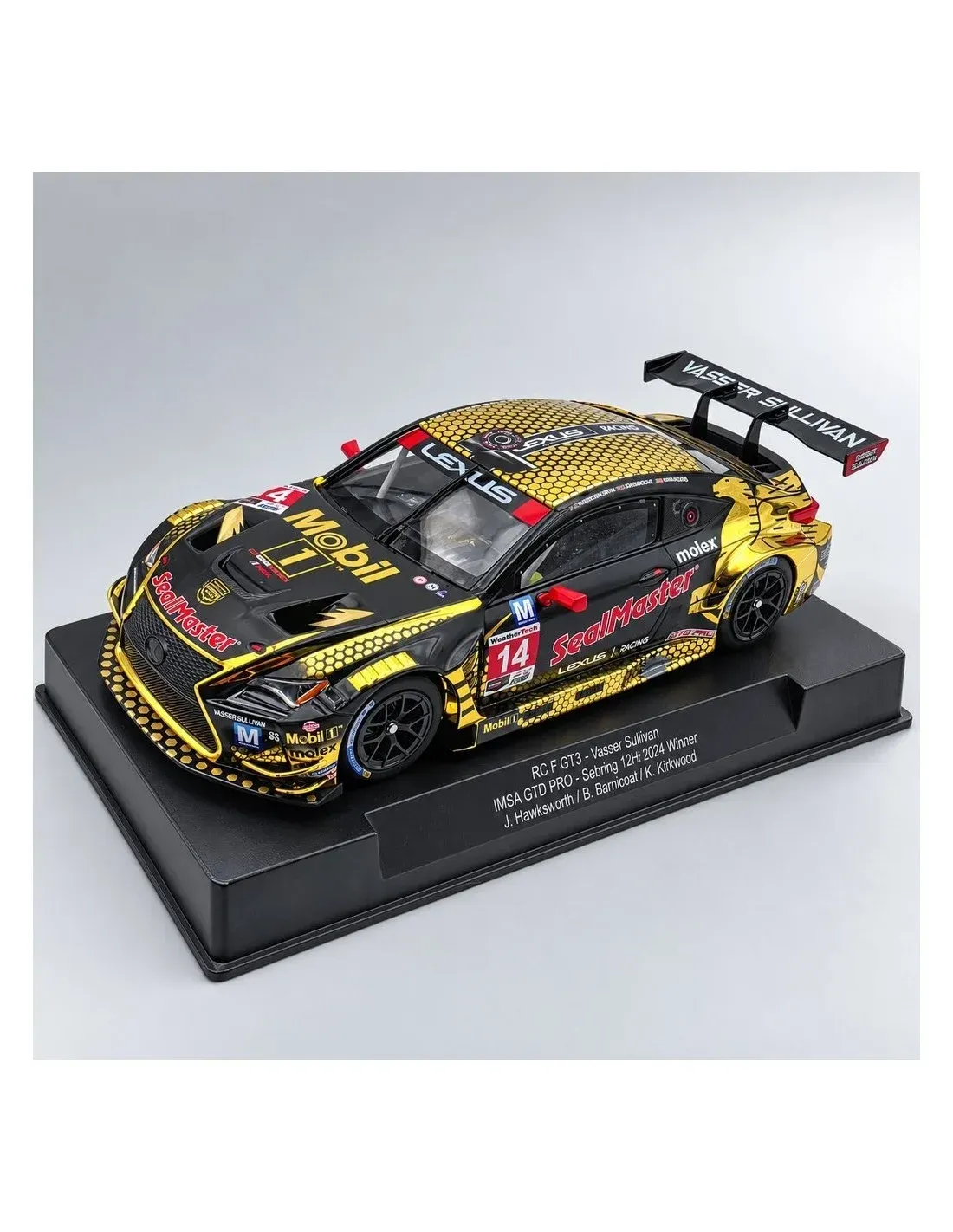 LEXUS RC F GT3 #14, GANADOR DE LAS 12 HS SEBRING 2024 GTD PRO VASSER SULLIVAN LEXUS RC F GT3 #14, GANADOR DE LAS 12 HS SEBRING 2024 GTD PRO VASSER SULLIVAN