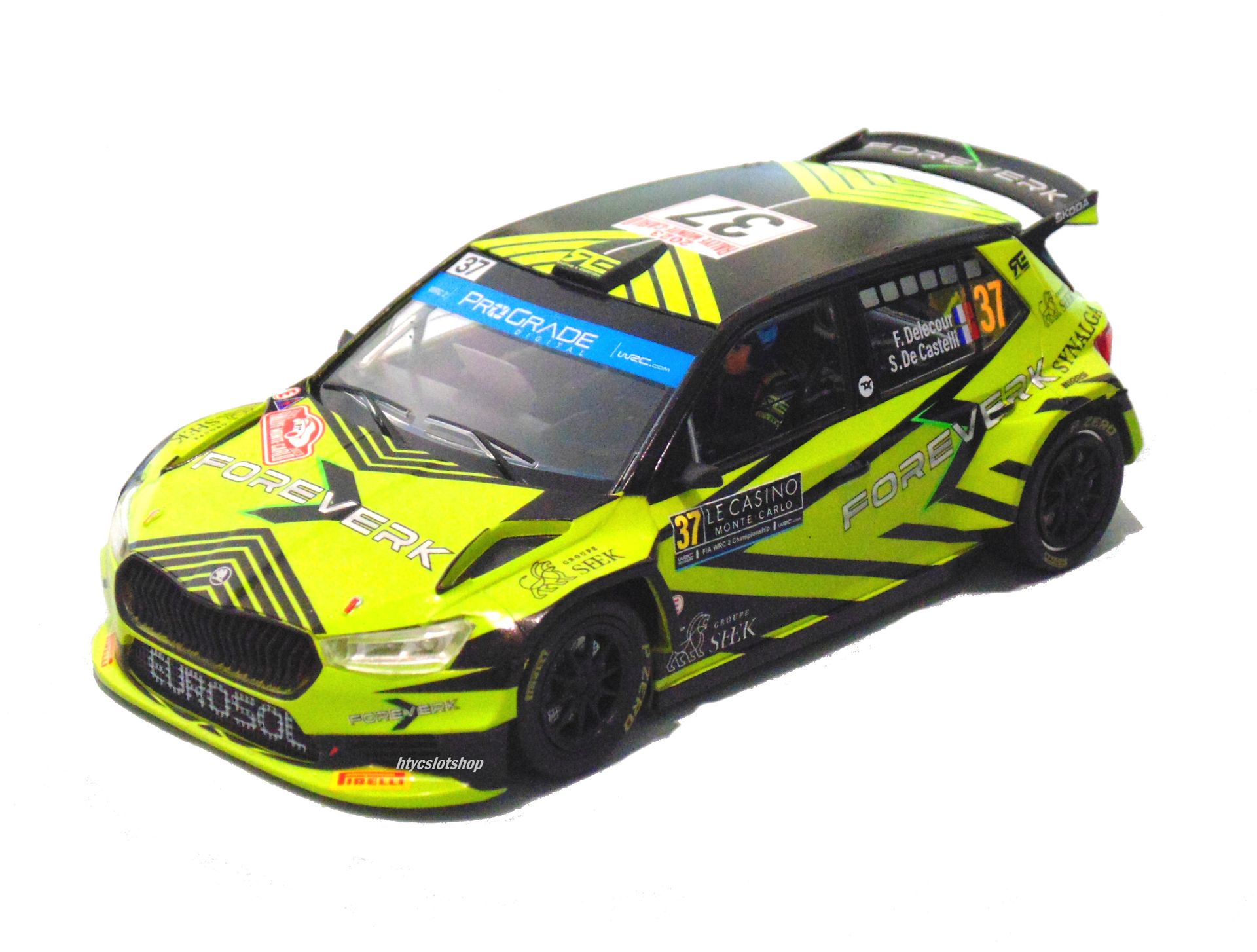 SKODA FABIA RALLY2 #37 RALLYE MONTE CARLO 2023 DELECOUR / DE CASTELLI