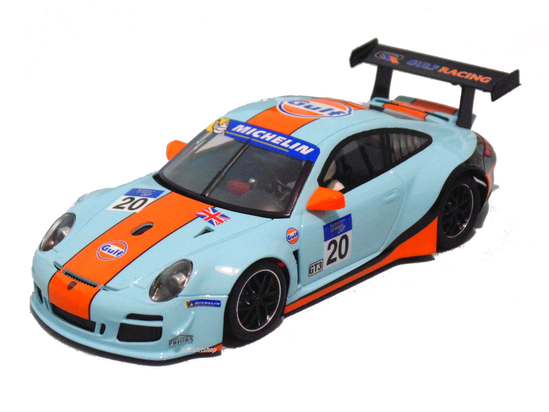 PORSCHE 997 #20 24 HS LE MANS 2017 GULF RACING LIVERY AW