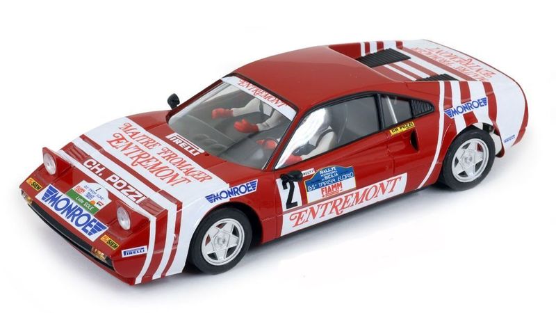 FERRARI 308 GTB #2 ENTREMONT WINNER TARGA FLORIO 1981 ANDRUET / TILBER