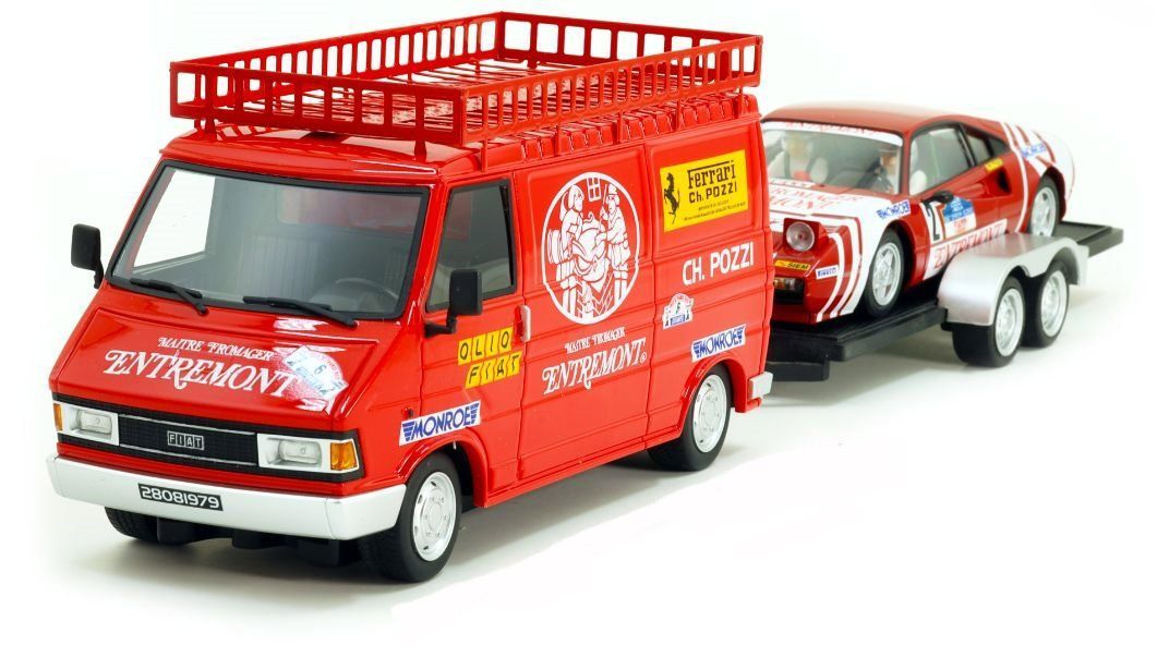 FIAT FERRARI VAN + RST2001 + FERRARI #6 TOUR DE FRANCE 1981 FIAT FERRARI VAN + RST2001 + FERRARI #6 TOUR DE FRANCE 1981