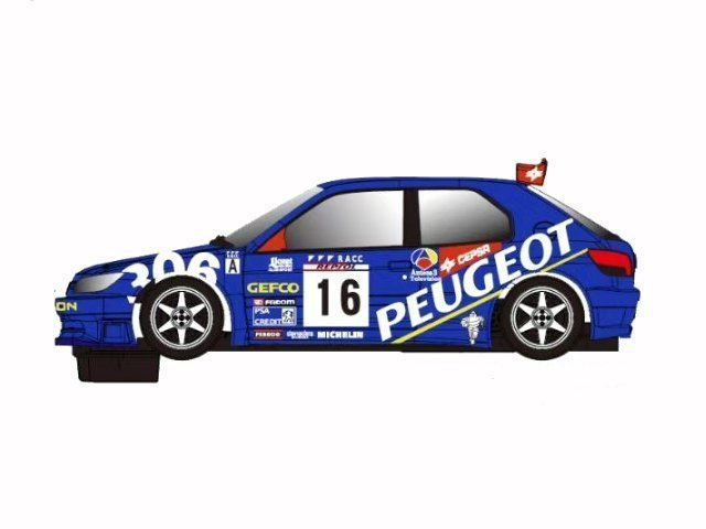 PEUGEOT 306  MAXI #16  RACC RALLY 1997 AZCONA / BILLMAIER