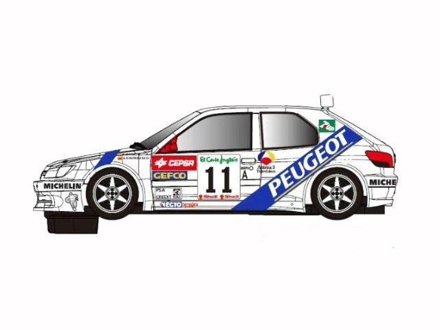 PEUGEOT 306  MAXI #11 RALLY CORTE INGLES 1996 MORATAL / RODRIGUEZ