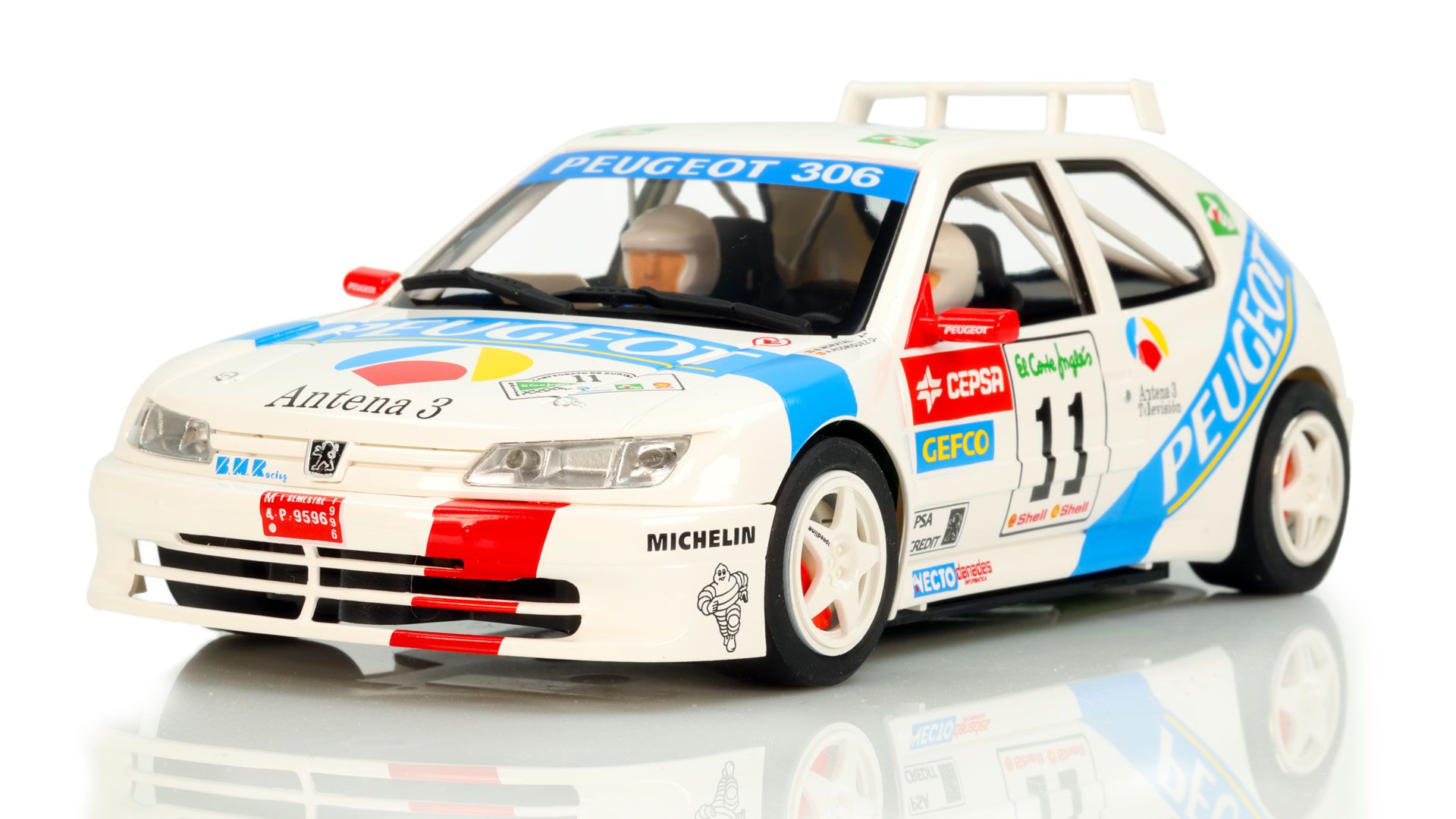 PEUGEOT 306 MAXI #11 RALLY CORTE INGLES 1996 MORATAL / RODRIGUEZ