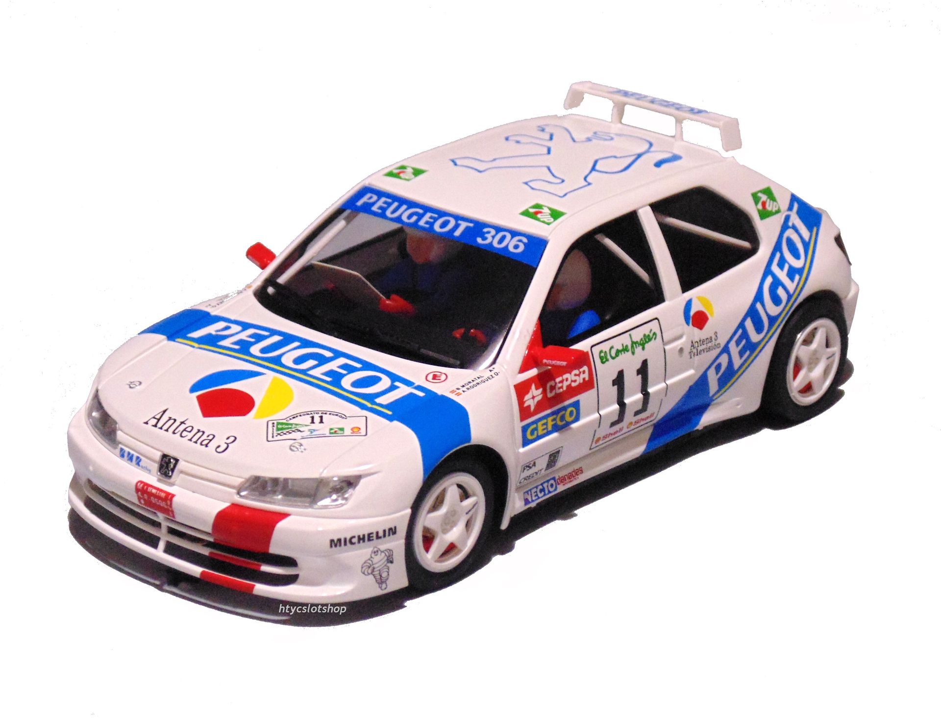 PEUGEOT 306 MAXI #11 RALLY CORTE INGLES 1996 MORATAL / RODRIGUEZ