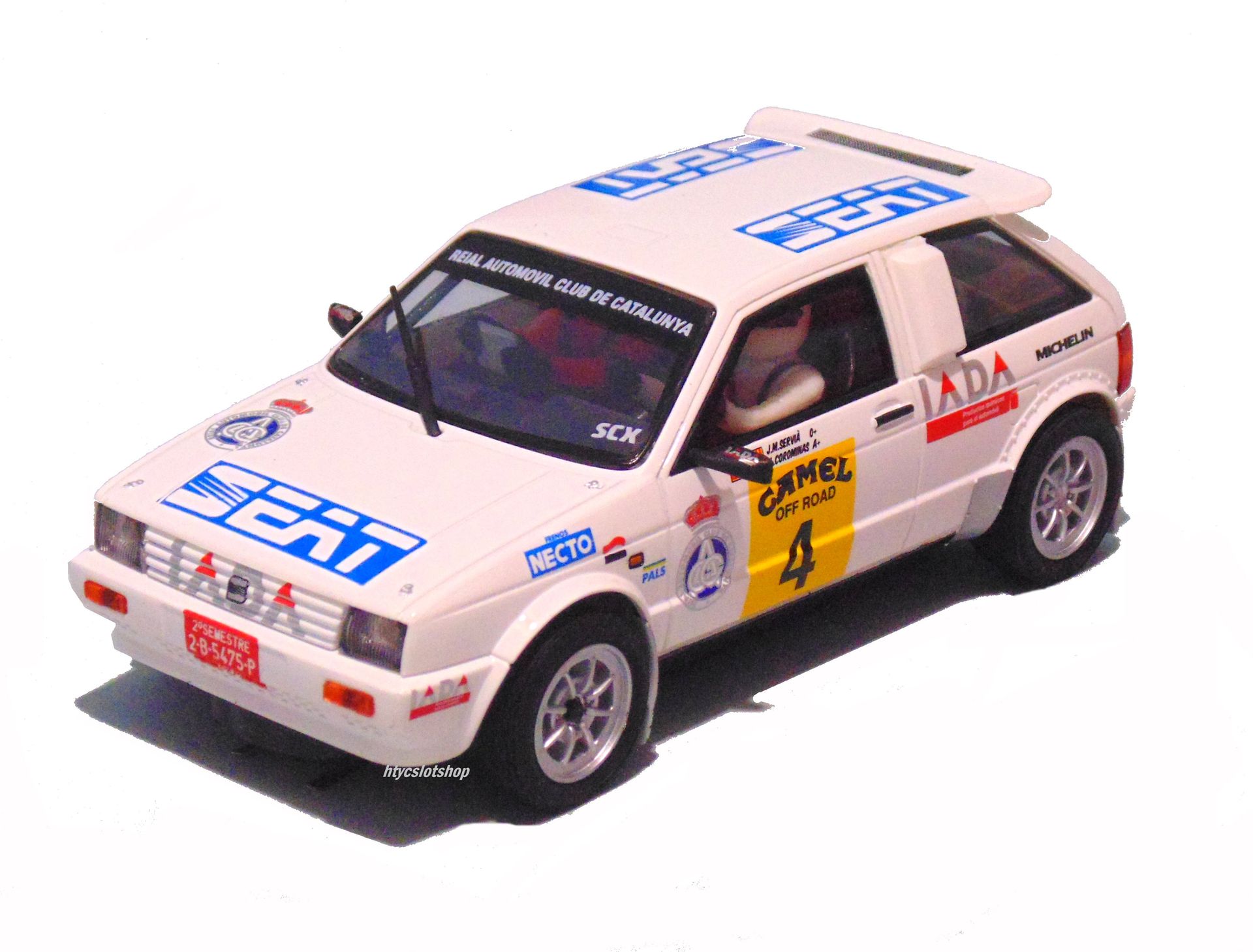 SEAT IBIZA BIMOTOR #4 RALLY RACE PALS 1986 SERVIA /  COROMINAS