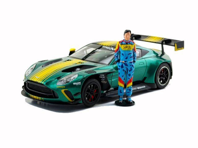 ASTON MARTIN VANTAGE GT3 EVO TEST CAR + FIGURA ALONSO