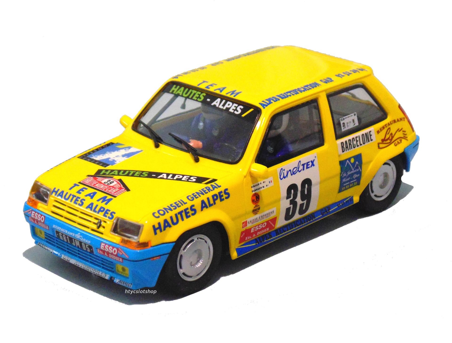 RENAULT 5 GT TURBO #39 RALLYE MONTE CARLO 1994 FARNAUD / GIRAUD