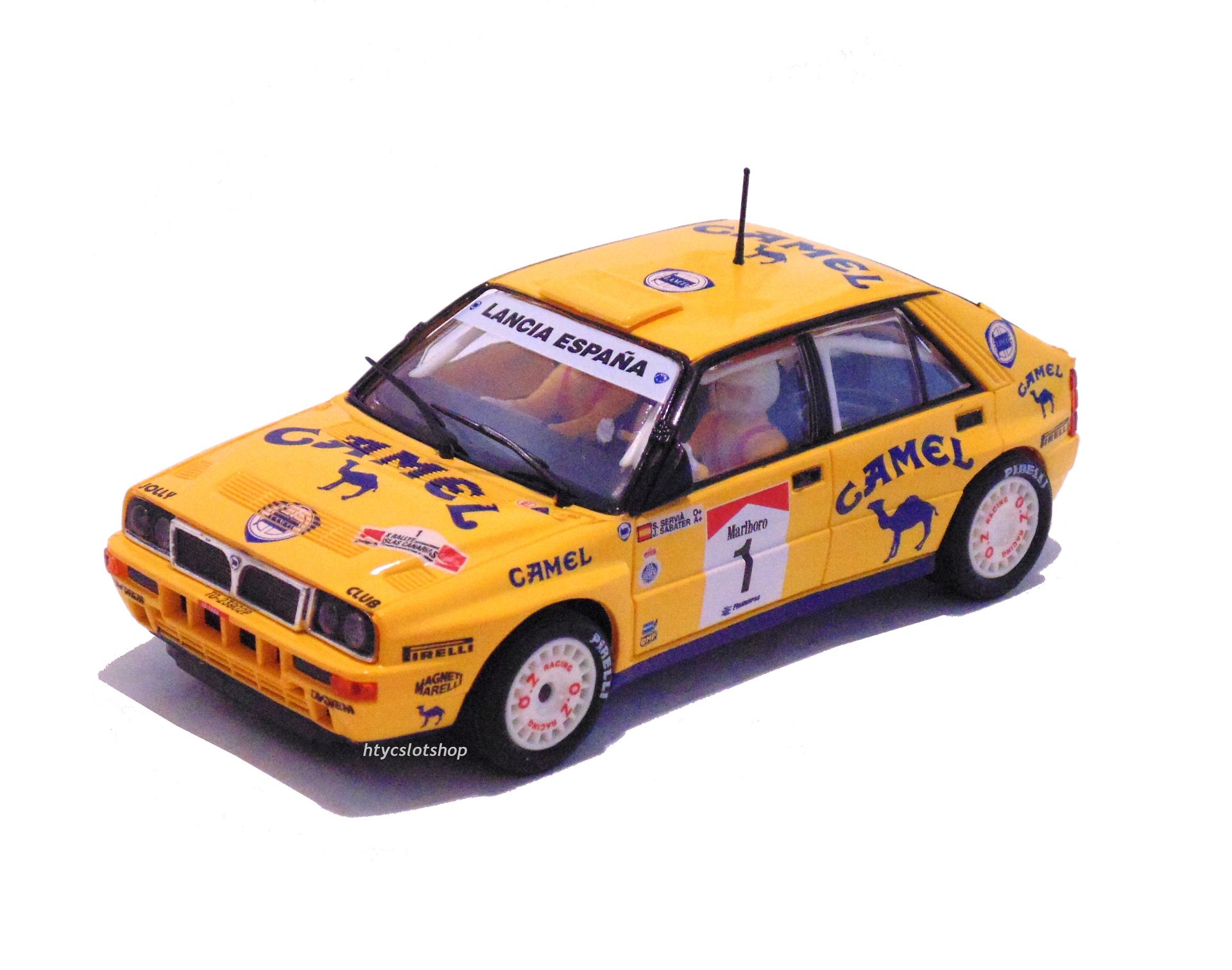 LANCIA DELTA INTEGRALE #1 CAMEL SERVIA RALLY CANARIAS 1988
