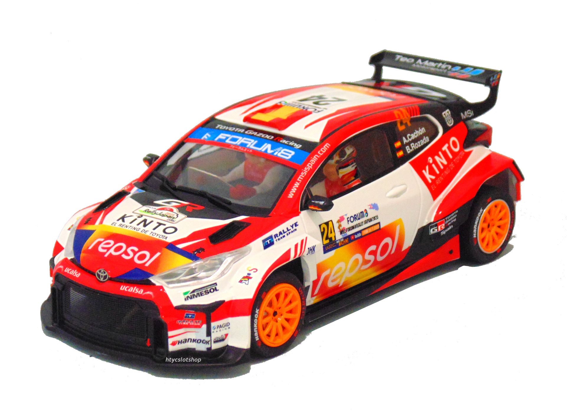TOYOTA YARIS RALLY 2 #24 REPSOL WINNER RALLY JAPÓN 2025 CACHÓN / ROZADA