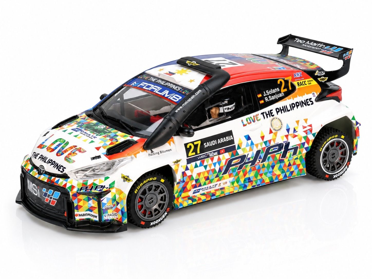 TOYOTA YARIS RALLY 2 # 27 RALLY ARABIA SAUDI 2025 SOLANS / SANJUAN