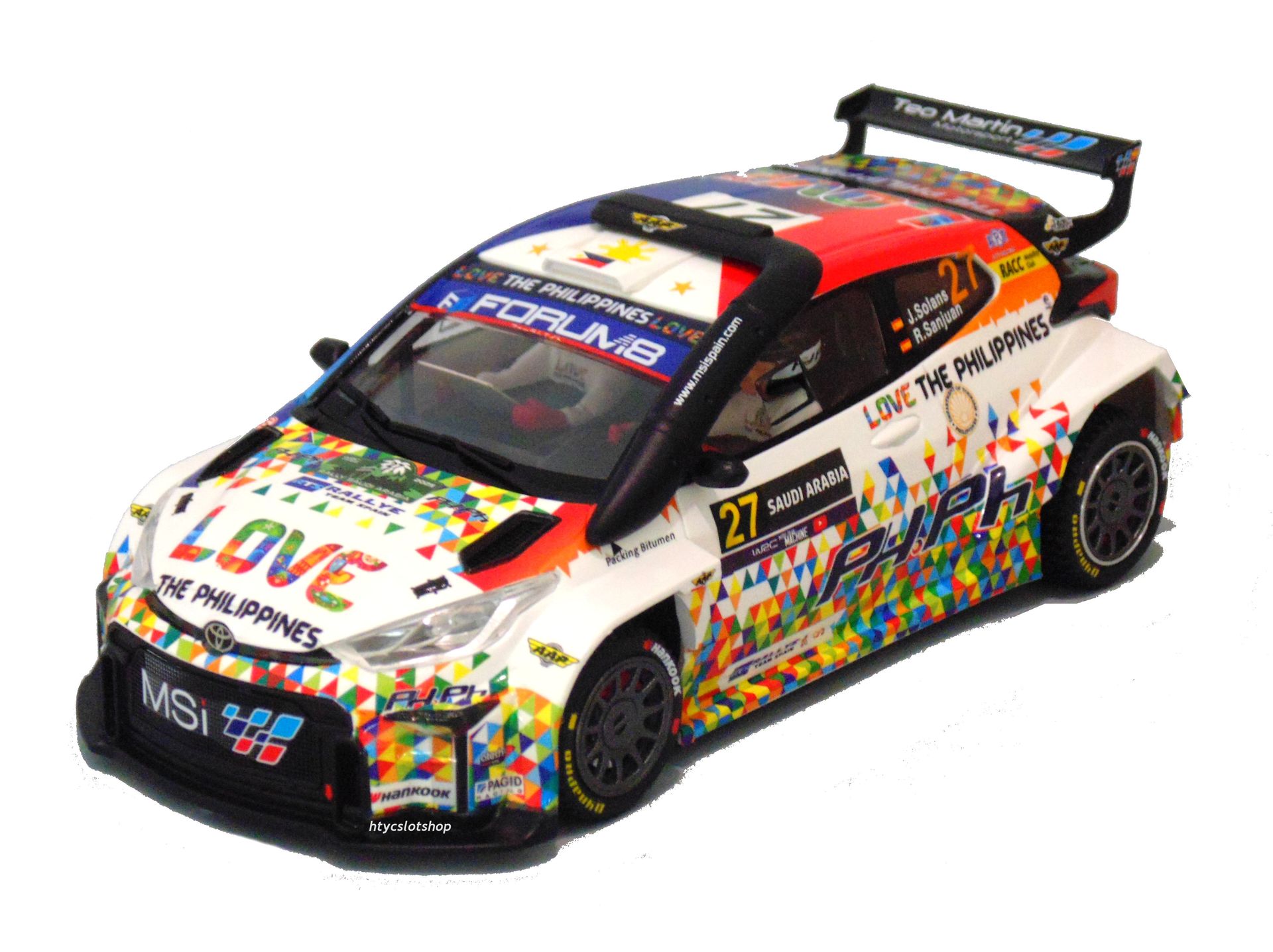 TOYOTA YARIS RALLY 2 # 27 RALLY ARABIA SAUDI 2025 SOLANS / SANJUAN