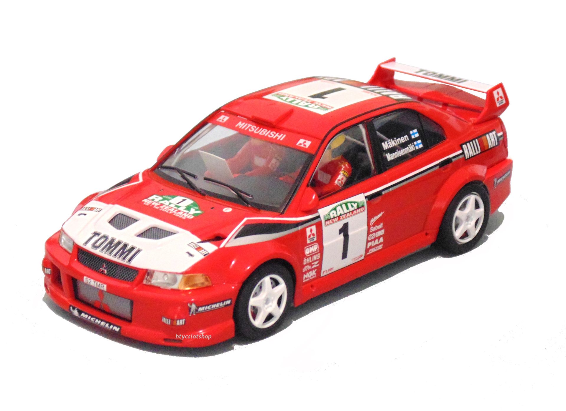 MITSUBISHI LANCER EVO VI #1 WINNER RALLY NEW ZEALAND 1999 MAKKINEN / MANNISENMAKI