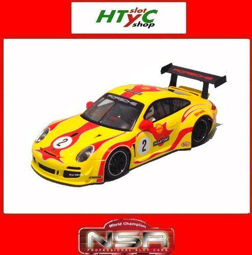 PORSCHE 997 #2 YELLOW HIPPIE PSYCHEDELIC LIVERY MARTINI
