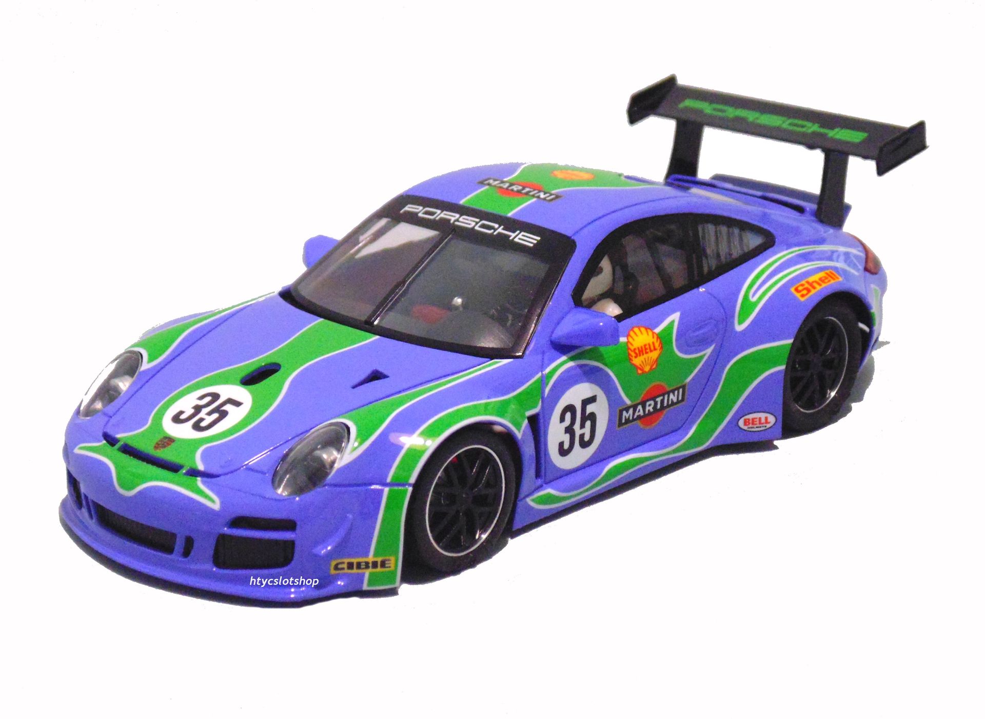 PORSCHE 997 #35 PURPLE HIPPIE PSYCHEDELIC LIVERY MARTINI