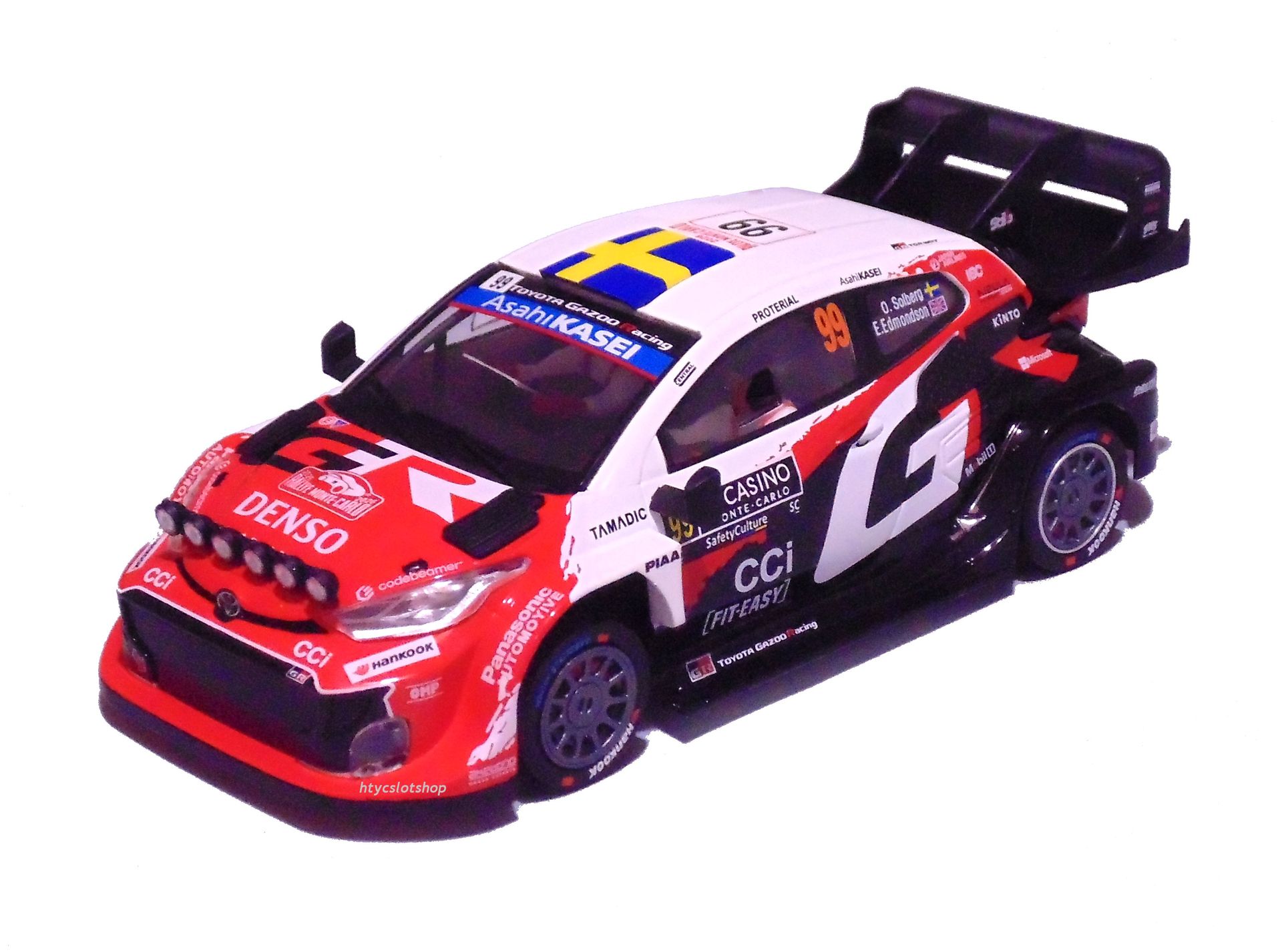 TOYOTA YARIS WRC1 #99 WINNER RALLYE MONTE CARLO 2026 SOLBERG / EDMONDSON