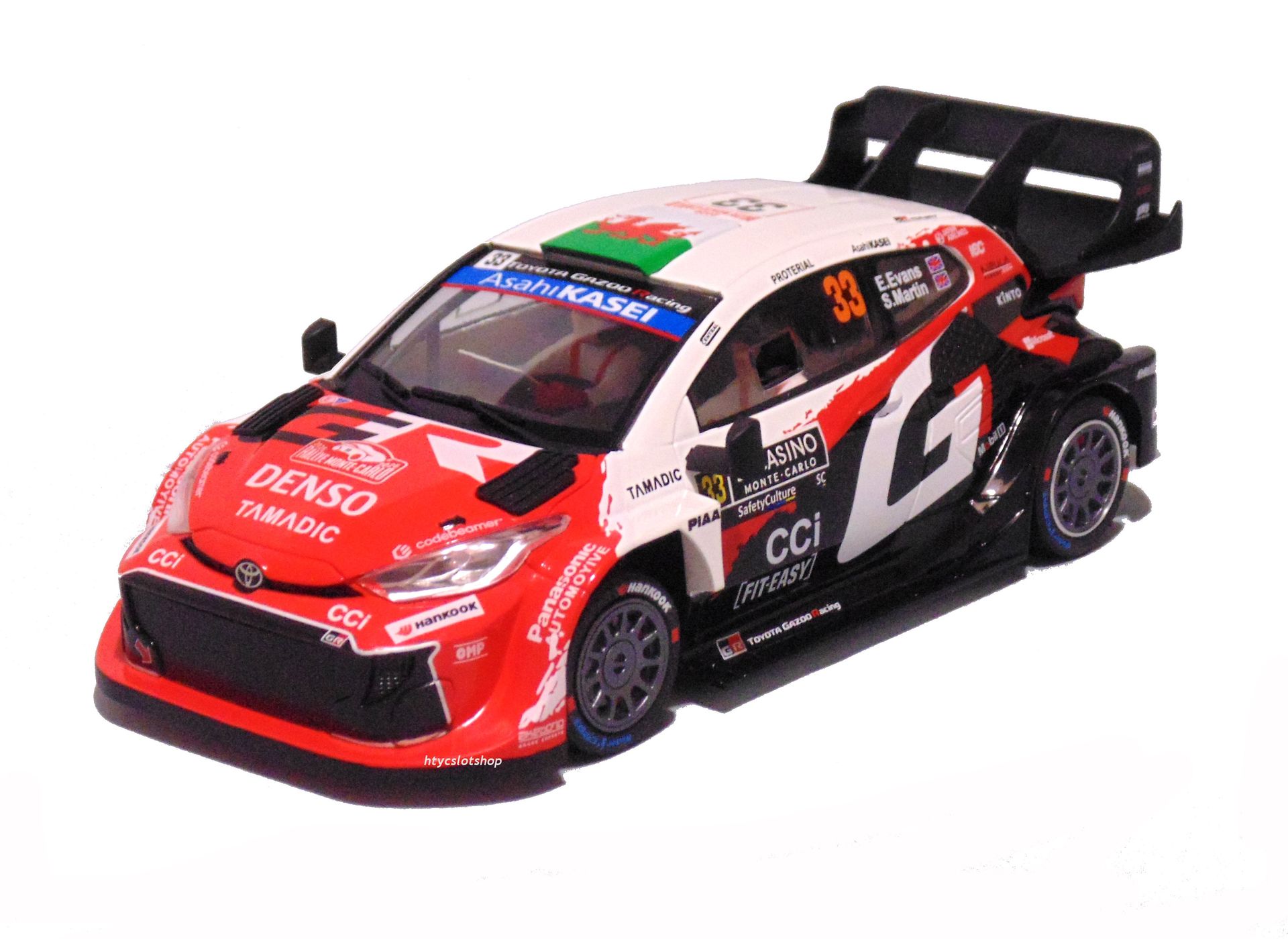 TOYOTA YARIS WRC1 #33 RALLYE MONTE CARLO 2026 EVANS / MARTIN