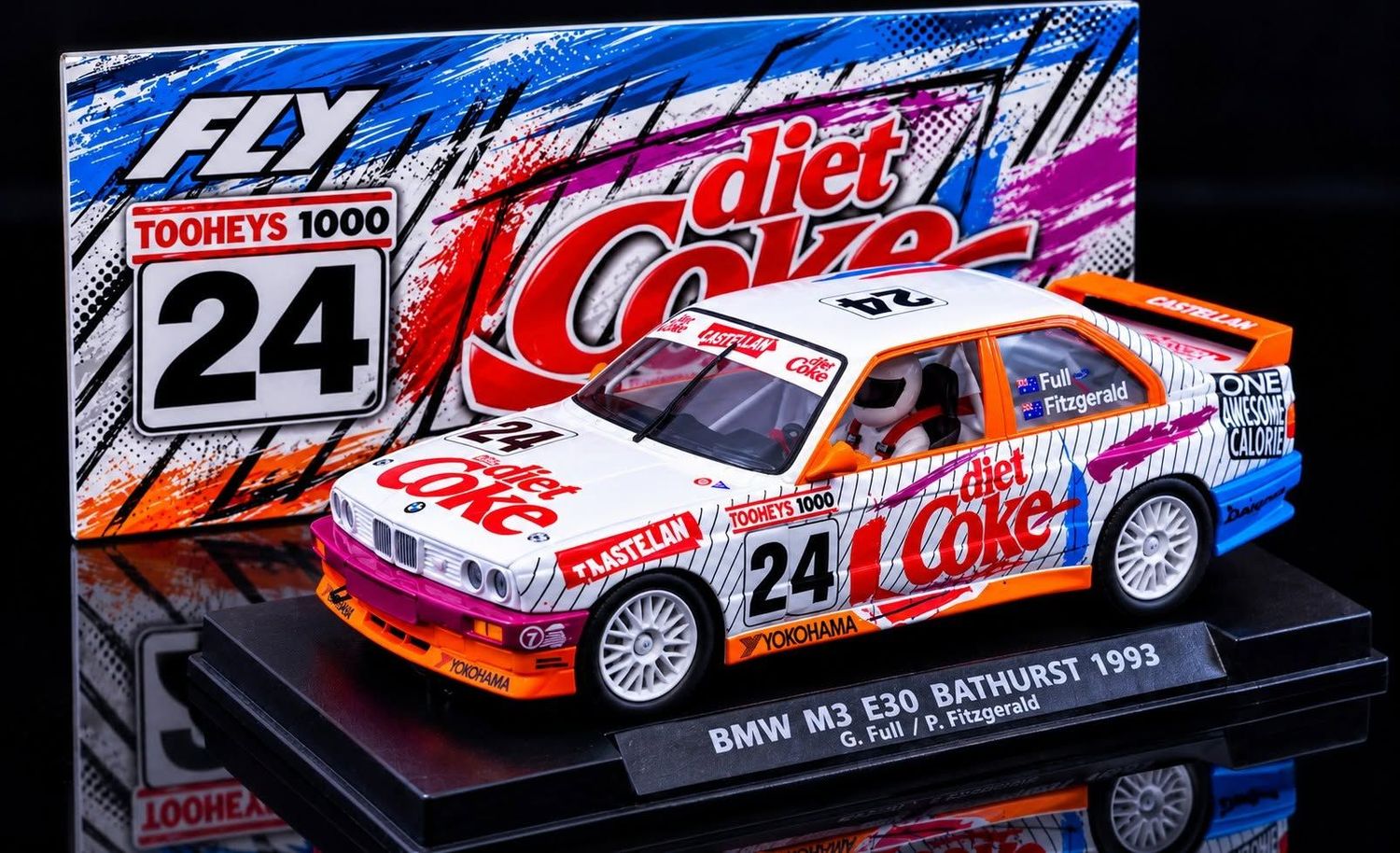 BMW M3 E30 #24 BATHURST 1993 FULL / FITZGERALD COKE RACING BMW M3 E30 #24 BATHURST 1993 FULL / FITZGERALD COKE RACING