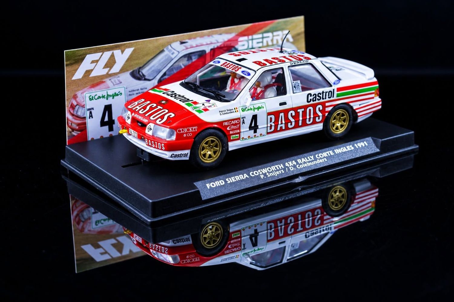 FORD SIERRA RS COSWORTH 4x4 #4 RALLY CORTE INGLES 1991 SNIJERS / COLEBUNDERS FORD SIERRA RS COSWORTH 4x4 #4 RALLY CORTE INGLES 1991 SNIJERS / COLEBUNDERS