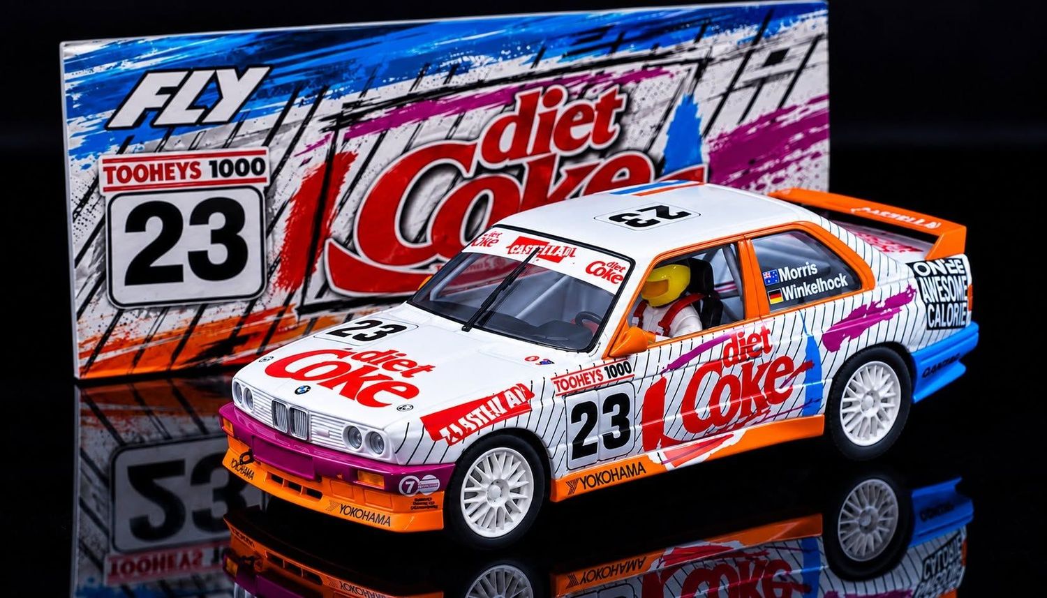 BMW M3 E30 #23 WINTON 1993 PAUL MORRIS COKE RACING BMW M3 E30 #23 WINTON 1993 PAUL MORRIS COKE RACING