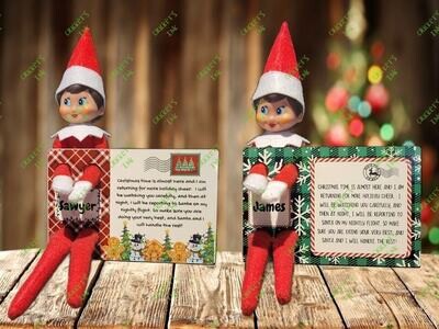 I&#39;m Back! Elf postacard