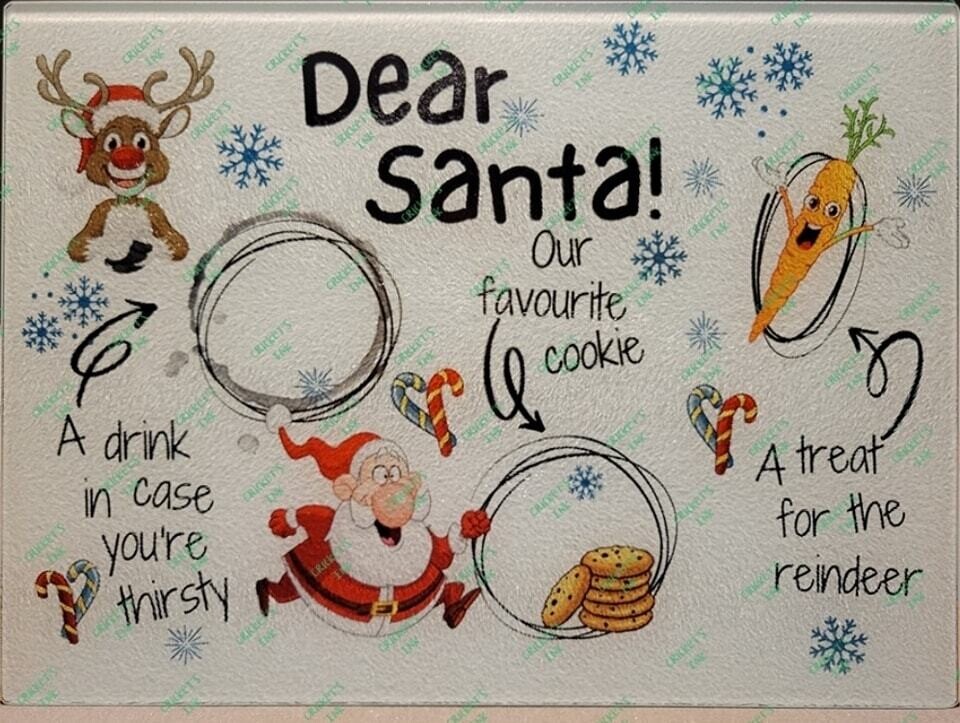 Santa tray &amp; Matching Mug