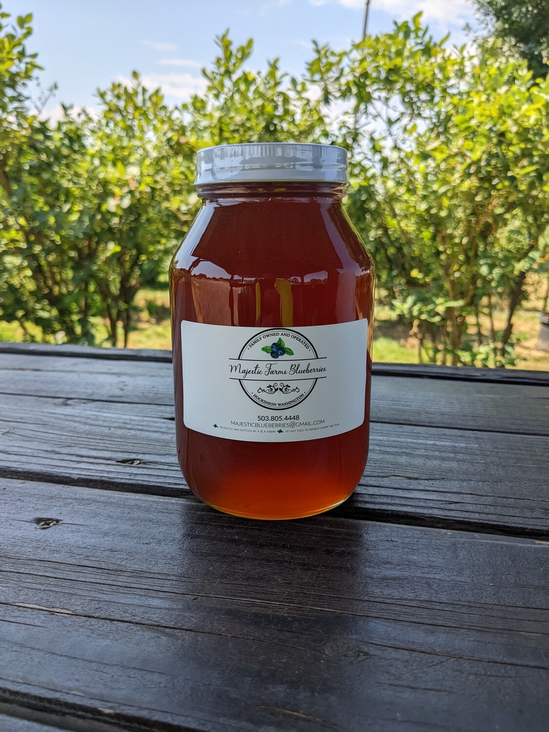 Raw, local Honey, 1 Quart