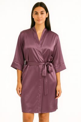 Bata de Seda Leilac