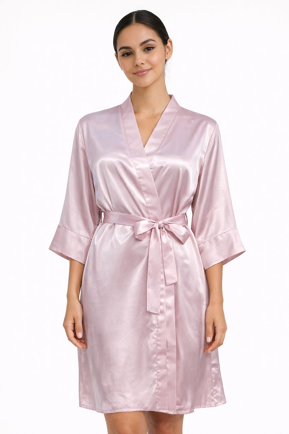 Bata de Satin Color Blush