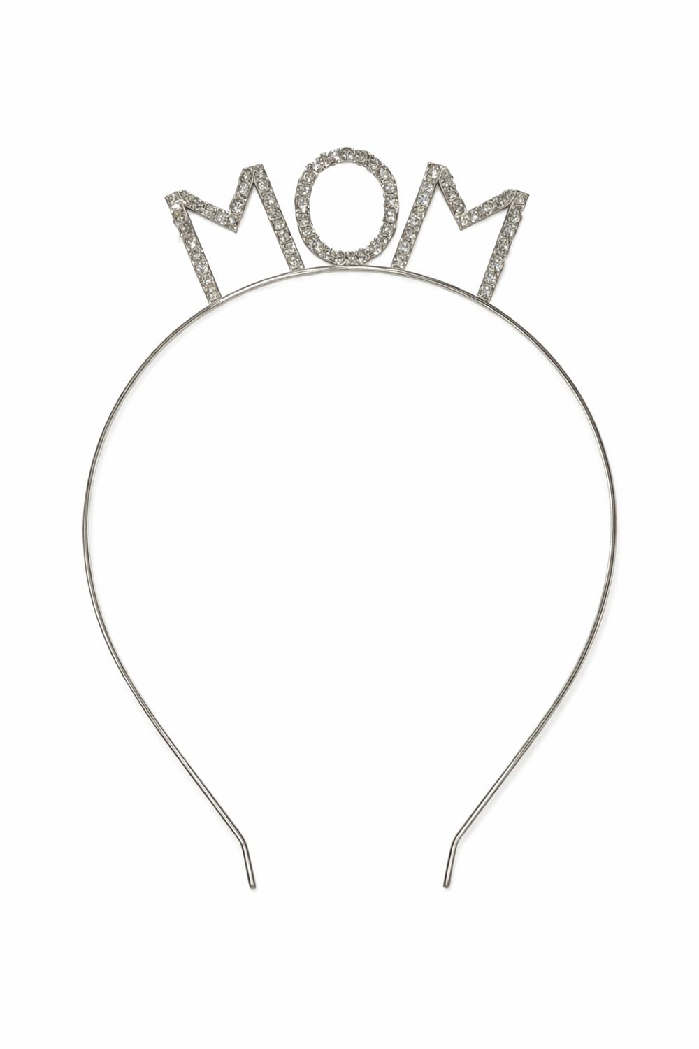 Vincha con Texto “MOM” en Cristales