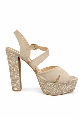 Sandalia Champán de 14 cm