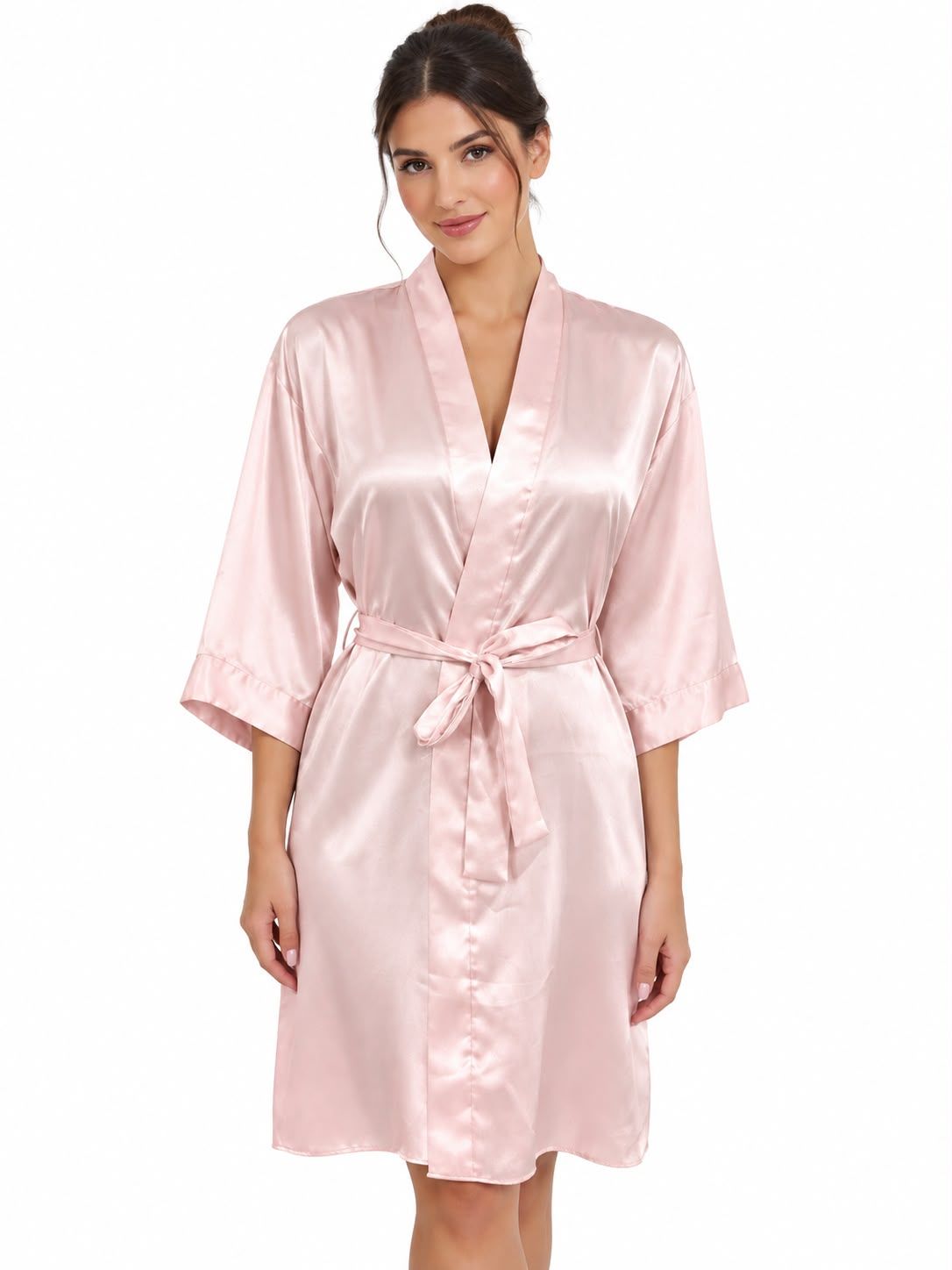 SOMON SATIN ROBE