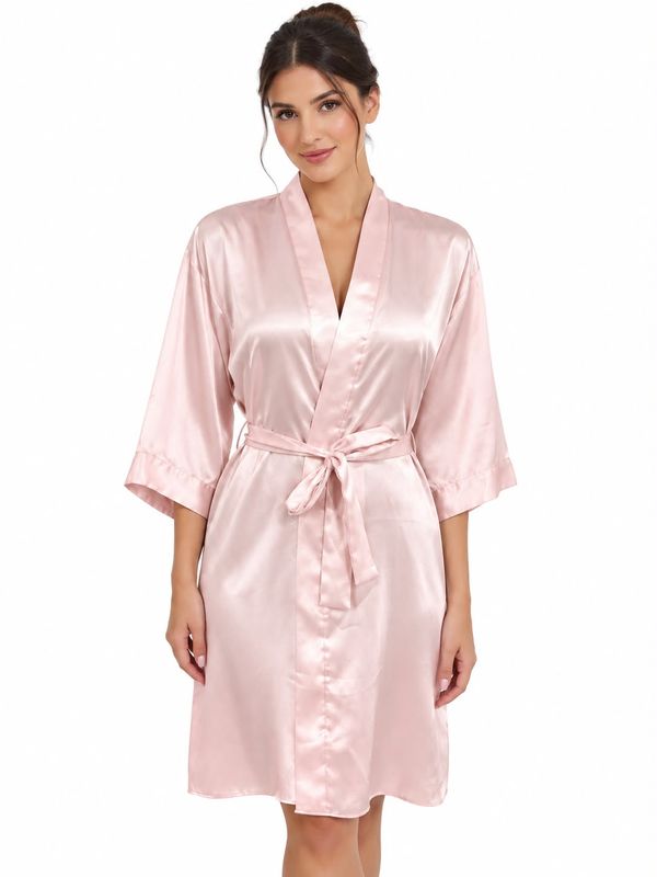 SOMON SATIN ROBE
