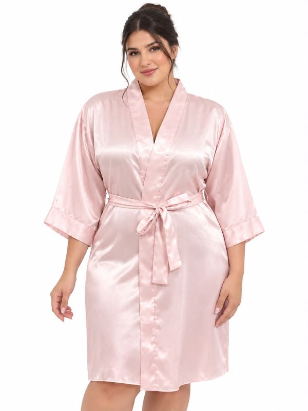 SOMON SATIN ROBE