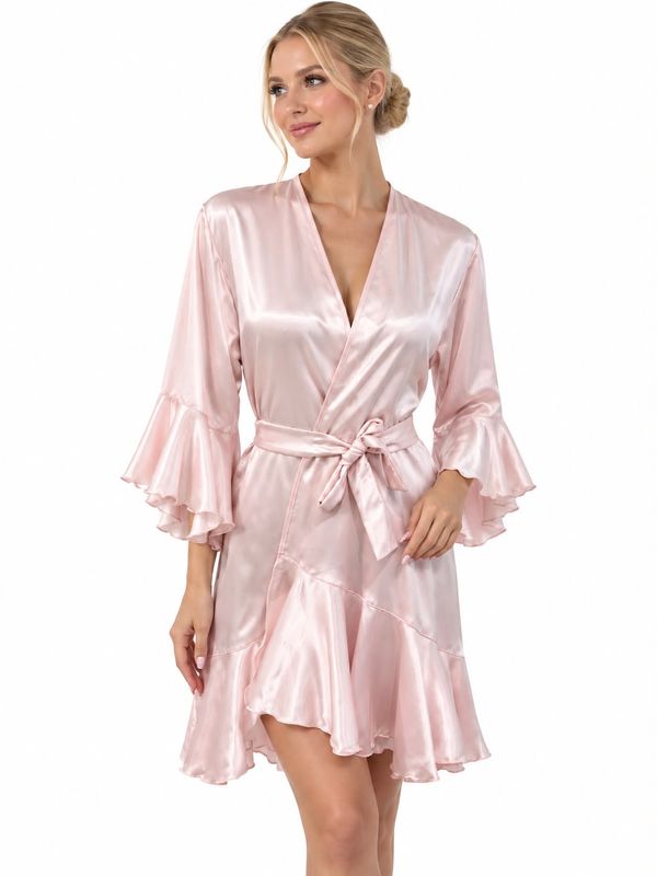 SOMON RUFFLED ROBE
