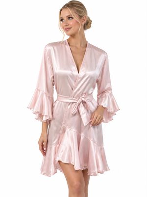 SOMON RUFFLED ROBE