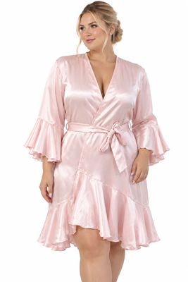 SOMON RUFFLED ROBE