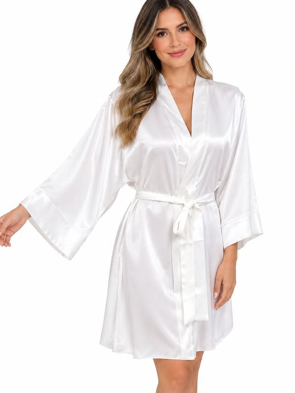 WHITE BRIDAL SATIN