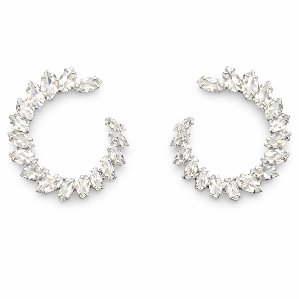 Aros de Media Luna con Circonias