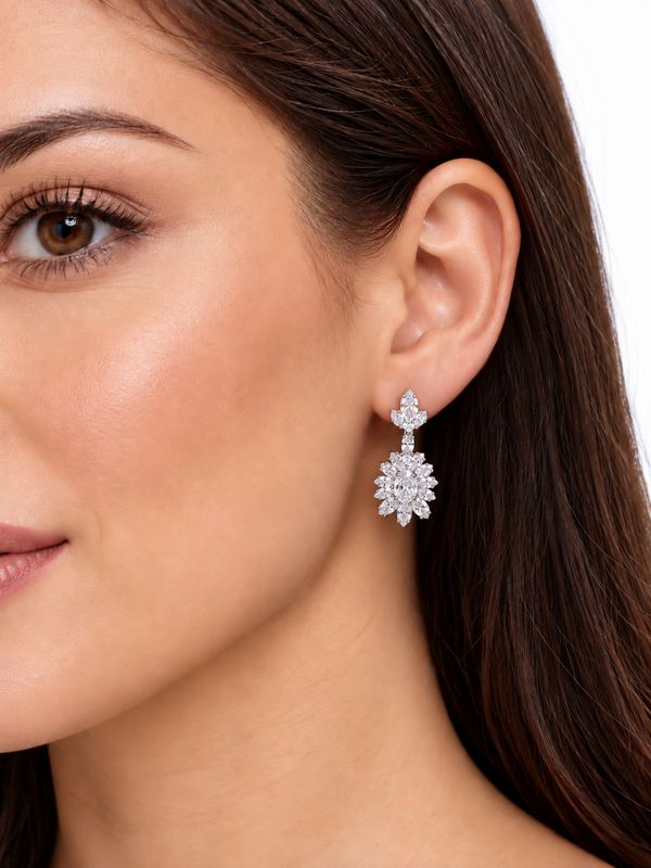 FLORAL DROP EARRINGS
