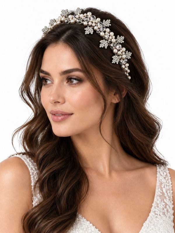 WINTER PEARL HEADPIECE