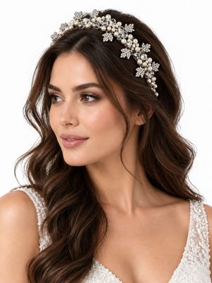 WINTER PEARL HEADPIECE