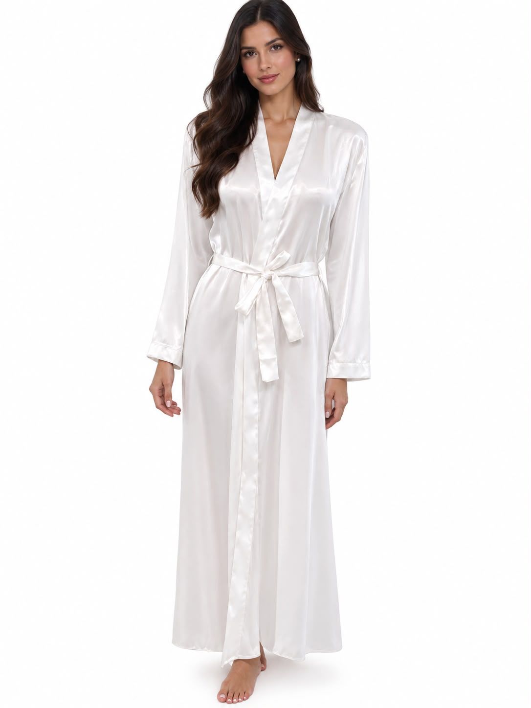MAXI SATIN ROBE