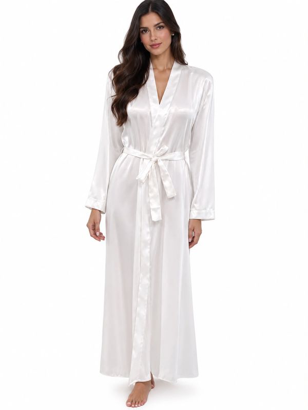 MAXI SATIN ROBE