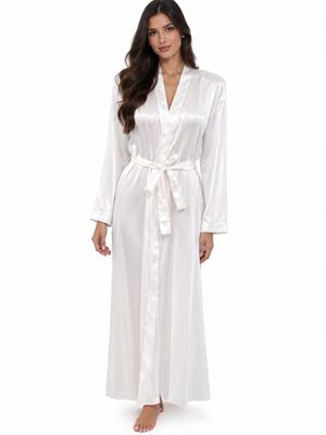 MAXI SATIN ROBE