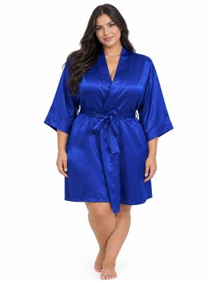 ELECTRIC BLUE SATIN