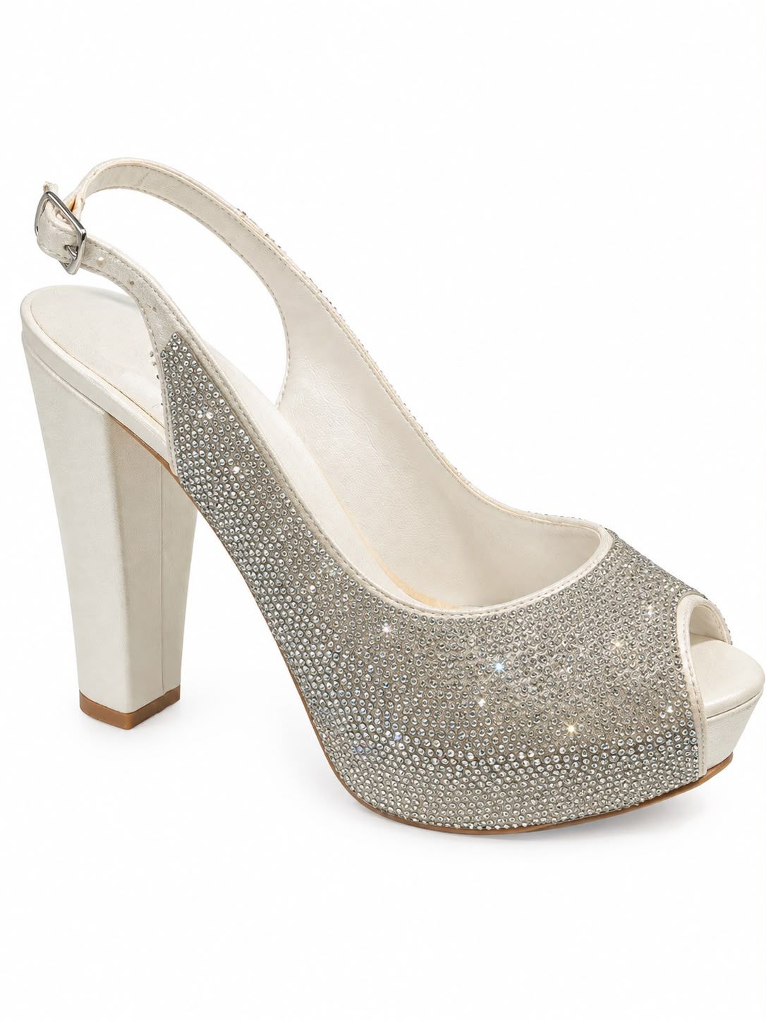 WHITE SWAROVSKI HEELS WHITE SWAROVSKI HEELS